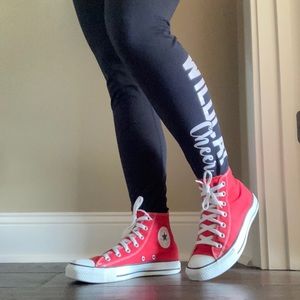 Red High Top Converse
